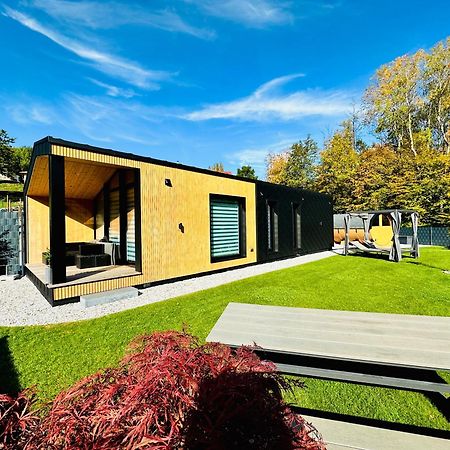 Voralpen Lodge - Ferienhaus Mit Gym, Sauna & Hot Tub Traisen Exteriér fotografie