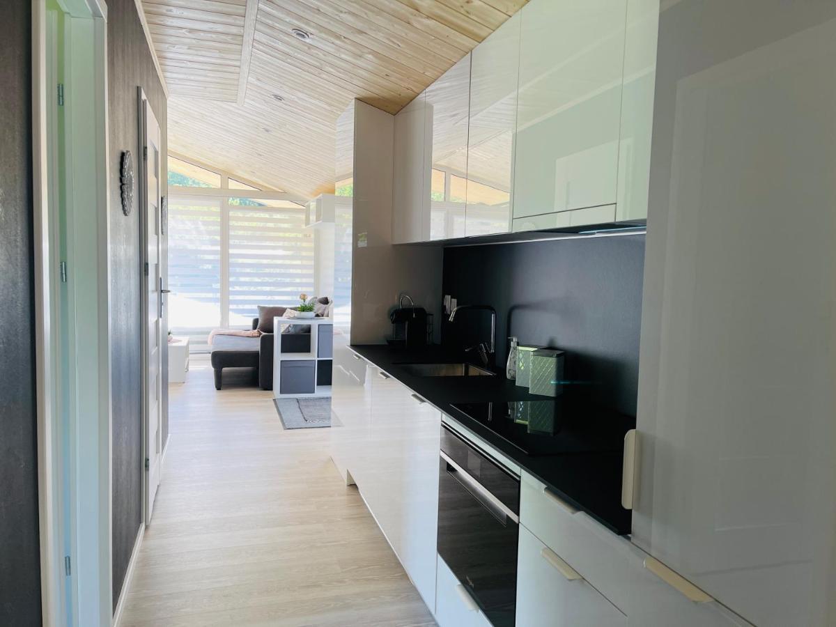 Voralpen Lodge - Ferienhaus Mit Gym, Sauna & Hot Tub Traisen Exteriér fotografie