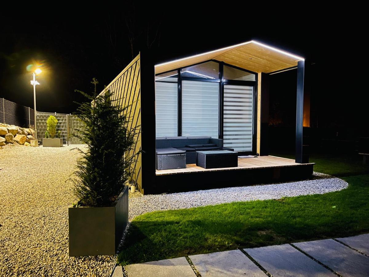 Voralpen Lodge - Ferienhaus Mit Gym, Sauna & Hot Tub Traisen Exteriér fotografie