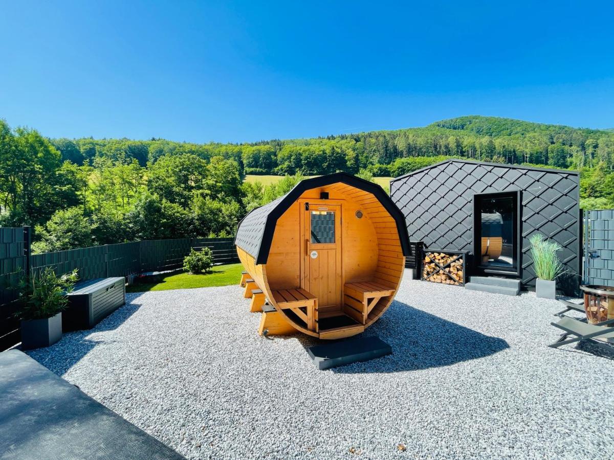 Voralpen Lodge - Ferienhaus Mit Gym, Sauna & Hot Tub Traisen Exteriér fotografie