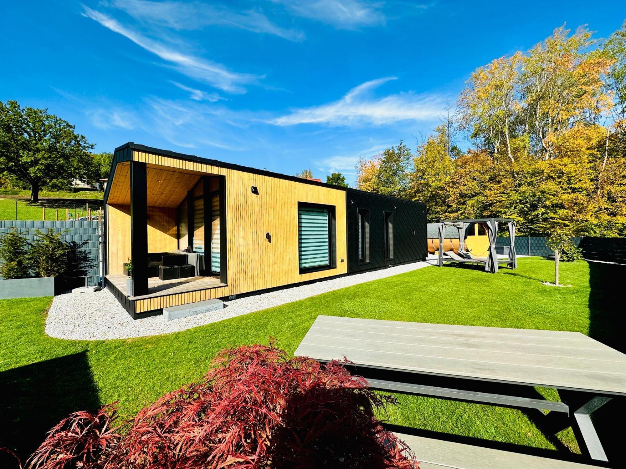 Voralpen Lodge - Ferienhaus Mit Gym, Sauna & Hot Tub Traisen Exteriér fotografie